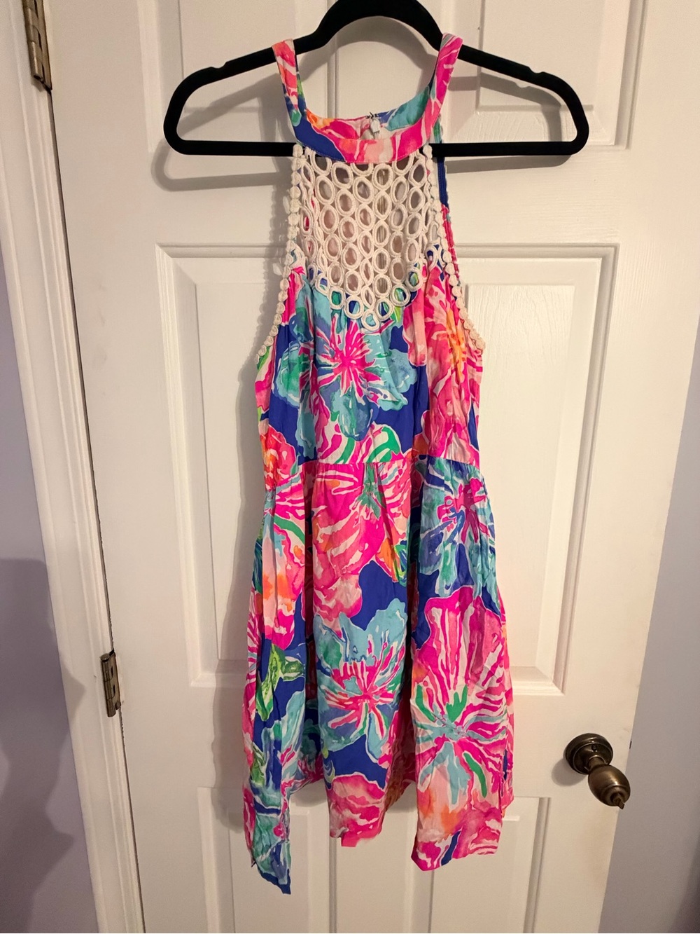 Lilly Pulitzer Pink, Blue & Green Floral Sundress